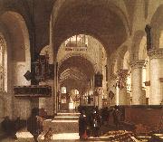 Emmanuel de Witte Interior of a Church oil painting reproduction
